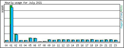 Hourly usage